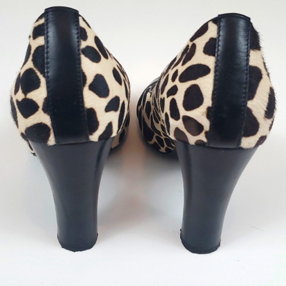Sz7.5 Michael Kors Pony Hair Heels - Picture 4 of 8